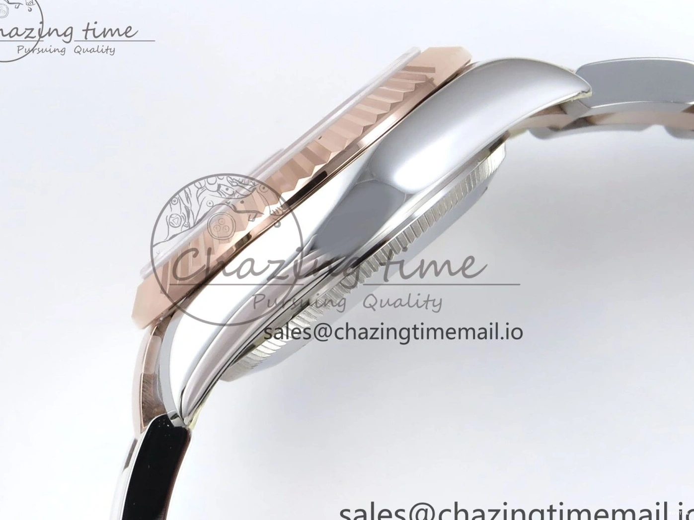 MiroTime 1230 Casual DateJust 31 278271 ARF 1:1 Best Edition 904L Steel White Roman Dial on SS RG Oyster Bracelet ETA 521